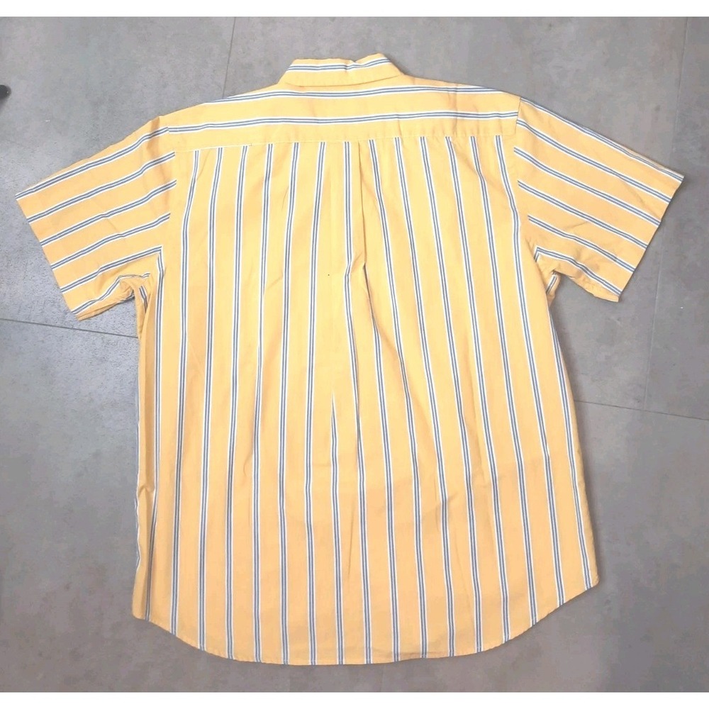 Abercrombie Fitch Muscle Short Sleeve Button Up Size Large Preppy 90's - Picture 4 of 10